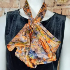 Vintage Silk Scarf – Floral Pattern