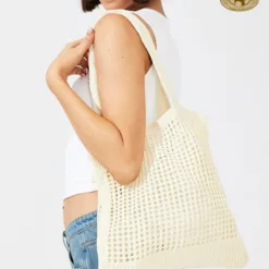 Crochet Handbag – Cream White