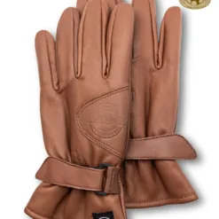 Vintage Leather Gloves – Soft Brown