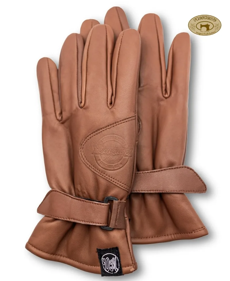 Vintage Leather Gloves – Soft Brown
