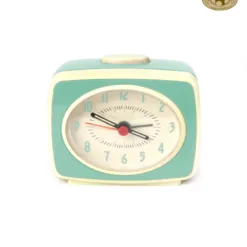 Retro Alarm Clock – Mint Green