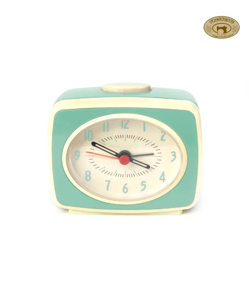 Retro Alarm Clock – Mint Green